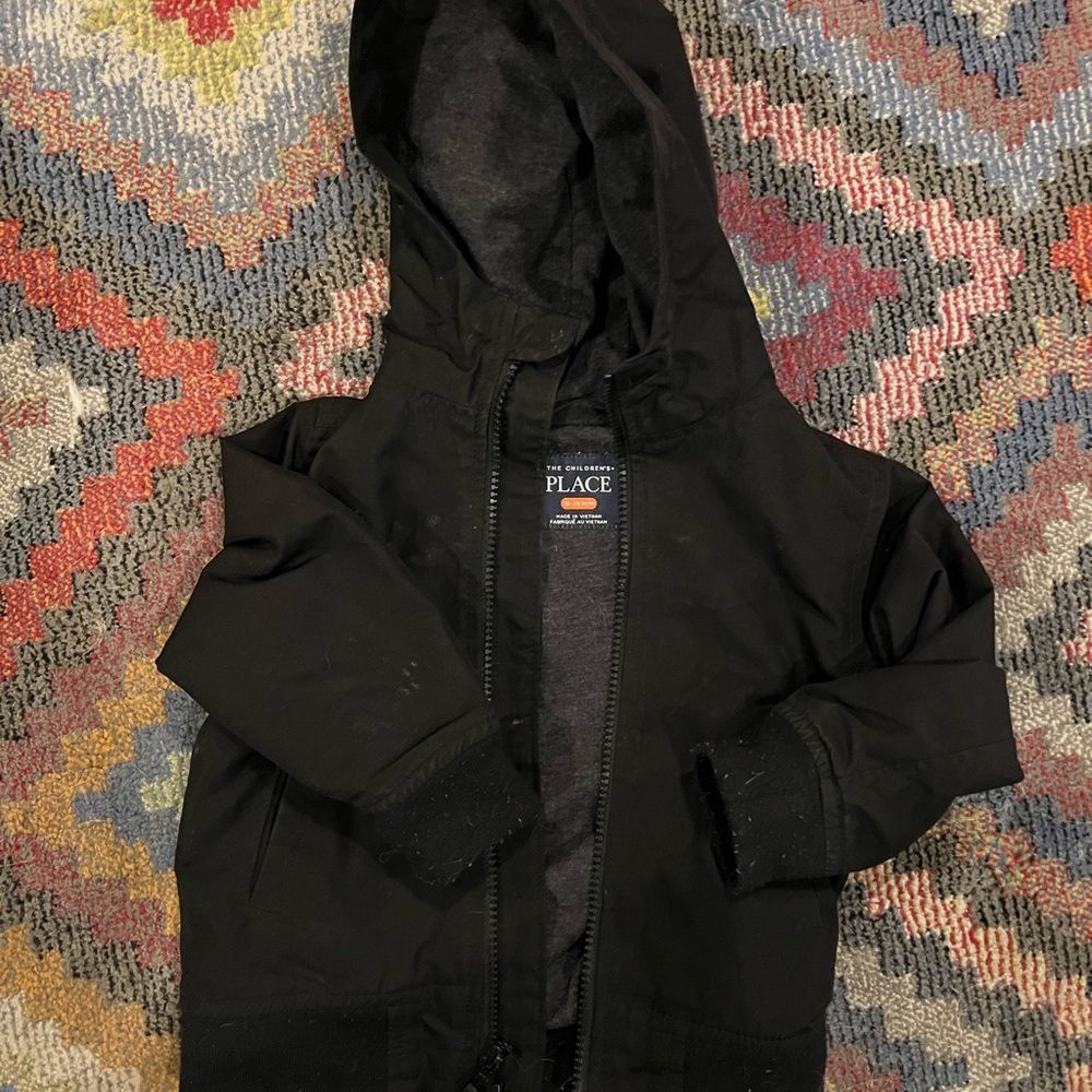 The Children's Place Black Kids Jacket